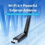 Vention KDVB0 Adaptador USB WiFi AX300 2.4GHz 286Mbps Negro